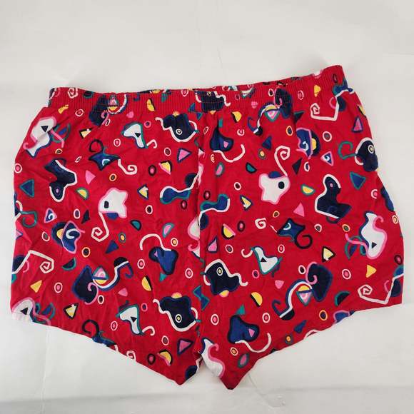 Vintage Swim Shorts Men’s XL Retro 90s Colorful Graphic Beachwear Party Preppy - Picture 2 of 5